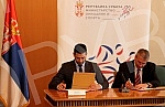 Potpisivanje ugovora izmedju Ministarstva omladine i sporta Republike Srbije i Sportskog saveza Srbije u Palati Srbija