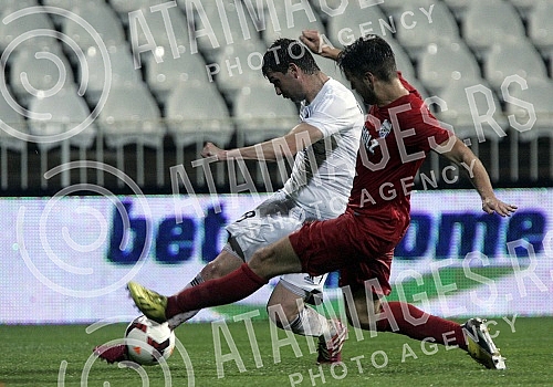 Utakmica drugog kola kvalifikacija za Ligu evrope izmedju FK Cukaricki i SV Grodig (Austria) na stadionu FK Cukaricki na Banovom brdu