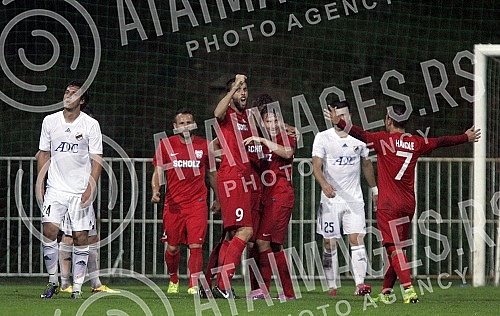 Utakmica drugog kola kvalifikacija za Ligu evrope izmedju FK Cukaricki i SV Grodig (Austria) na stadionu FK Cukaricki na Banovom brdu