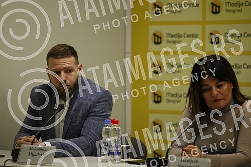 The press conference of the Let's Not Drown Belgrade initiative on the occasion of the announcement of the Protest against State Crime, which is scheduled for Saturday, October 16, at 12 o'clock, in front of the Republic Public Prosecutor's Office.