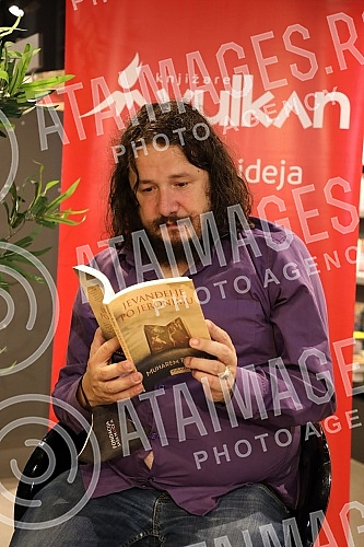 The most popular young writer from the former Yugoslavia, Muharem Bazdulj, promoted a new collection of stories 