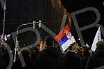 Several right-wing organizations organized a rally in front of the Serbian Parliament building in support of the brothers from Kosovo and Metohija.Nekoliko desnicarskih organizacija organizovalo je ispred zgrade Skupstine Srbije skup u znak podrske