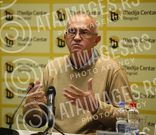 The press conference of the Let's Not Drown Belgrade initiative on the occasion of the announcement of the Protest against State Crime, which is scheduled for Saturday, October 16, at 12 o'clock, in front of the Republic Public Prosecutor's Office.