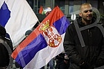 Several right-wing organizations organized a rally in front of the Serbian Parliament building in support of the brothers from Kosovo and Metohija.Nekoliko desnicarskih organizacija organizovalo je ispred zgrade Skupstine Srbije skup u znak podrske