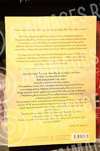 The most popular young writer from the former Yugoslavia, Muharem Bazdulj, promoted a new collection of stories 