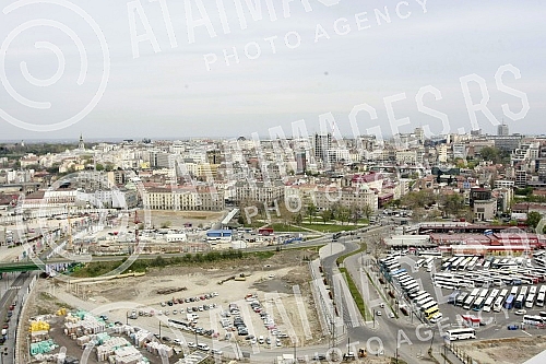 President of Republic of Serbia visit Belgrade Waterfront.Predsednik Republike Srbije Aleksandar Vucic posetio radove na Beogradu na vodi.