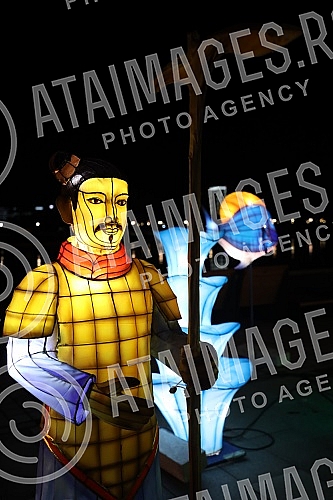 The celebration of the beginning of the Chinese New Year - the year of the tiger began with a festive fireworks display at 5 pm (ie at midnight Beijing time) on the Sava Promenade, in front of the Belgrade Gallery.Obelezavanje pocetka Kineske nove 