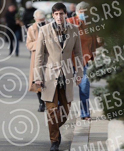 Burial of journalist Ksenija Vucic at the New Cemetery.Sahrana novinarke Ksenije Vucic na Novom groblju.