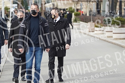 Burial of journalist Ksenija Vucic at the New Cemetery.Sahrana novinarke Ksenije Vucic na Novom groblju.