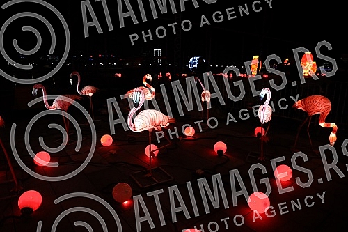 The celebration of the beginning of the Chinese New Year - the year of the tiger began with a festive fireworks display at 5 pm (ie at midnight Beijing time) on the Sava Promenade, in front of the Belgrade Gallery.Obelezavanje pocetka Kineske nove 