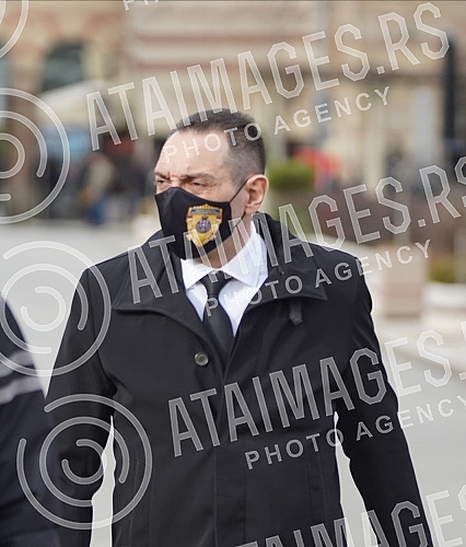 Burial of journalist Ksenija Vucic at the New Cemetery.Sahrana novinarke Ksenije Vucic na Novom groblju.