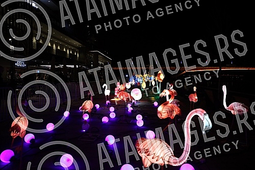 The celebration of the beginning of the Chinese New Year - the year of the tiger began with a festive fireworks display at 5 pm (ie at midnight Beijing time) on the Sava Promenade, in front of the Belgrade Gallery.Obelezavanje pocetka Kineske nove 