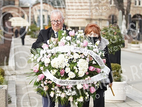 Burial of journalist Ksenija Vucic at the New Cemetery.Sahrana novinarke Ksenije Vucic na Novom groblju.