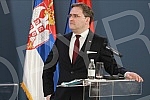 Meeting of the Minister of Foreign Affairs of Latvia Edgar Rinkevics with the Minister of Foreign Affairs of Serbia Nikola Selakovic was held at the Ministry of Foreign Affairs.Sastanak ministar spoljnih poslova Letonije Edgara Rinkevicsa sa minist