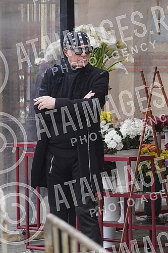 Burial of journalist Ksenija Vucic at the New Cemetery.Sahrana novinarke Ksenije Vucic na Novom groblju.