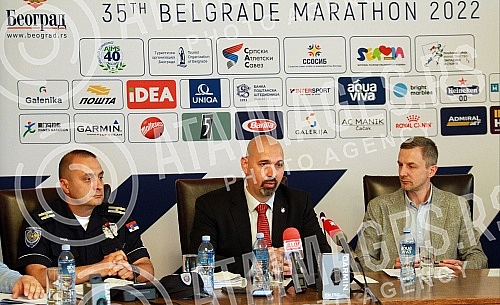 A press conference was held in the Old Palace on the occasion of the 35th Belgrade Marathon.U Starom dvoru odrzana je konferencija za medije povodom 35. Beogradskog maratona. 