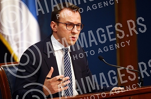 Director of the Office for Kosovo and Metohija, Petar Petkovic, held a media conference in the Press Room of the Government of the Republic of Serbia.Direktor Kancelarije za Kosovo i Metohiju Petar Petkovic odrzao je konferenciju za medije u pres s
