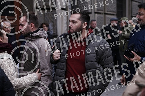 Anniversary of the first traffic blockade against lithium mining, at the invitation of the Association of Environmental Organizations of Serbia.Godisnjica prve blokade saobracaja protiv rudarenja litijuma, na poziv Saveza ekoloskih organizacija Srb