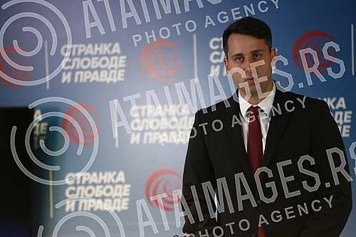 Press conference of the Party of Freedom and Justice about budget for 2023.Konferencija za medije Stranke slobode i pravde o budzetu za 2023. godinu.