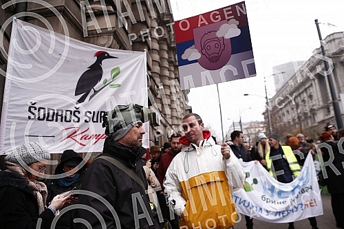 Anniversary of the first traffic blockade against lithium mining, at the invitation of the Association of Environmental Organizations of Serbia.Godisnjica prve blokade saobracaja protiv rudarenja litijuma, na poziv Saveza ekoloskih organizacija Srb