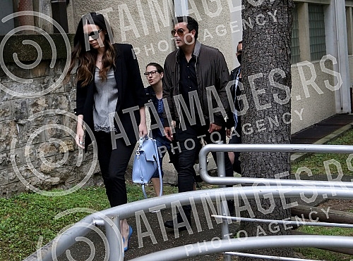 Luka Lazukic, comes to the police station on Banovo Brdo.Luka Lazukic, dolazi u policijsku stanicu na Banovom brdu.