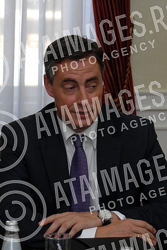 Ivica Dacic - Ministar spoljnih poslova razgovarao je sa izvestiocem Evropskog parlamenta za Srbiju Dejvidom Mekalisterom.