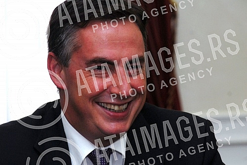 Ivica Dacic - Ministar spoljnih poslova razgovarao je sa izvestiocem Evropskog parlamenta za Srbiju Dejvidom Mekalisterom.