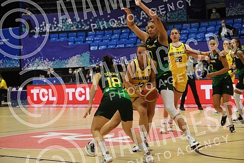 The first match of Group A in the FIBA Women's Basketball World Cup 2022 Qualifying Tournament between the national teams of Australia and Brazil was played in the Ranko Zeravica hall.Prva utakmica Grupe A na kvalifikacionom turniru za Svetsko prve