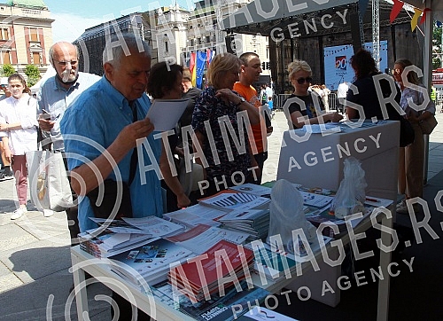 On the occasion of marking more than 20 years of German development cooperation in Serbia, a jubilee celebration was organized on the Republic Square in Belgrade.