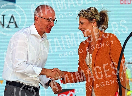 On the occasion of marking more than 20 years of German development cooperation in Serbia, a jubilee celebration was organized on the Republic Square in Belgrade.