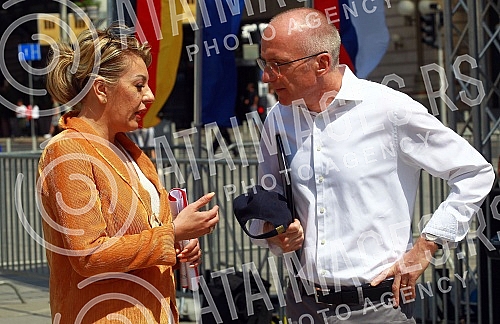 On the occasion of marking more than 20 years of German development cooperation in Serbia, a jubilee celebration was organized on the Republic Square in Belgrade.