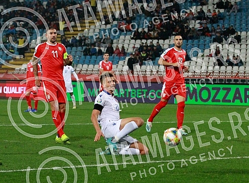 The match between the national teams of Serbia and luxembourg within the qualifications for the European Championship 2020.Utakmica izmedju reprezentacija Srbije i Luksemburga u okviru kvalifikacija za Evropsko prvenstvo 2020.