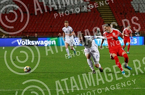 The match between the national teams of Serbia and luxembourg within the qualifications for the European Championship 2020.Utakmica izmedju reprezentacija Srbije i Luksemburga u okviru kvalifikacija za Evropsko prvenstvo 2020.