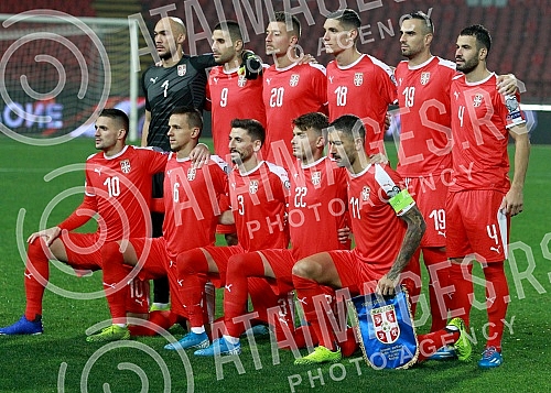 The match between the national teams of Serbia and luxembourg within the qualifications for the European Championship 2020.Utakmica izmedju reprezentacija Srbije i Luksemburga u okviru kvalifikacija za Evropsko prvenstvo 2020.