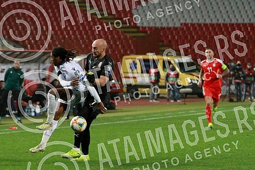 The match between the national teams of Serbia and luxembourg within the qualifications for the European Championship 2020.Utakmica izmedju reprezentacija Srbije i Luksemburga u okviru kvalifikacija za Evropsko prvenstvo 2020.