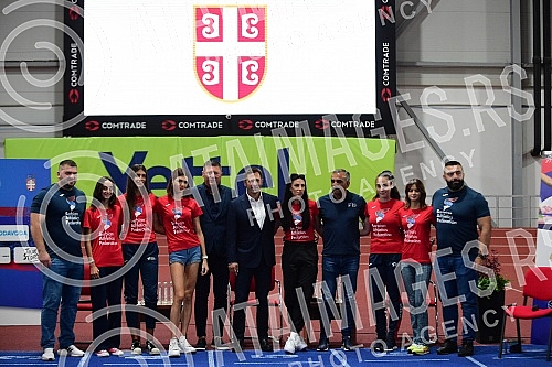 On the occasion of the historic success of our national team this year and the winning of 16 medals at international competitions, the Serbian Athletics Federation held a press conference in the Athletic Hall in Banjica.Povodom istorijskog uspeha n