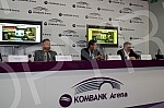 Konferencija za medije i promocija akcije Ispravi se i vezbaj odrzana u Kombank areni. Pokazivanje vezbi u teretani Kombank arene
