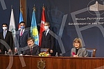 A Memorandum of understanding between the Ministry of culture and information and the International organization of turkic culture was signed at the Ministry of culture and information. U Ministarstvu kulture i informisanja potpisan Memorandum o ra