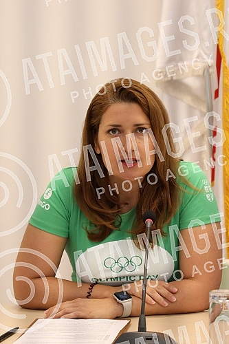 A press conference was held at the Olympic House on the occasion of the Olympic Day.U Olimpijskoj kuci je odrzana konferencija za medije povodom Olimpijskog dana.