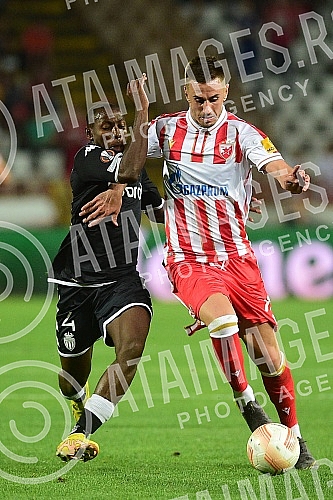 The match of the first round of the Europa League group stage between FC Crvena Zvezda and FC Monaco was played at the Rajko Mitic stadium.Utakmica prvog kola grupne faze Lige Evrope izmedju FK Crvena zvezda i FK Monako odigrana je na stadion Rajko