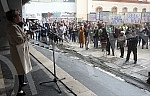 A protest of employees at the Faculty of Philology of the University of Belgrade was held on the Plateau in front of the Faculty of Philosophy, due to the interruption of the process of electing the dean of that educational institution.Na Platou is