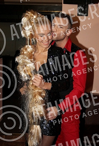Hair fashion made by Pedja Bozic held in National theatre.Revija frizura Pedje Bozica odrzana u Narodnom pozoristu. 