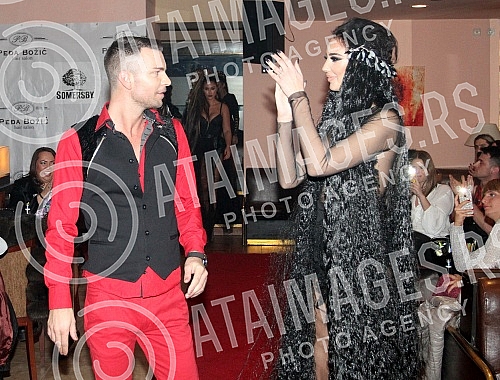 Hair fashion made by Pedja Bozic held in National theatre.Revija frizura Pedje Bozica odrzana u Narodnom pozoristu. 