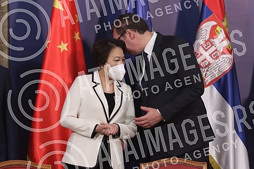 The President of the Republic of Serbia Aleksandar Vucic met with representatives of the Chinese construction company Power Construction Corporation of China Limited, and after the meeting a Commercial Agreement on the design and construction of the 
