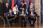 The President of the Republic of Serbia Aleksandar Vucic met with representatives of the Chinese construction company Power Construction Corporation of China Limited, and after the meeting a Commercial Agreement on the design and construction of the 