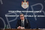 The President of the Republic of Serbia, Aleksandar Vucic, addressed the public regarding the development of the situation in Ukraine, and presented Serbia's position on other important economic and political issues.Predsednik Republike Srbije Alek