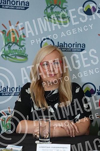 Press conference on the occasion of the Jahorina HOT Festival and the presentation of the summer offer of the Jahorina Olympic Center.Konferencija za medije povodom Jahorina HOT festivala i predstavljanja letnje ponude Olimpijskog centra Jahorina. 