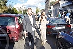 Bojana Rodic and Mirko Sijan, accompanied by relatives and friends, arrived for the wedding in the Church in Surcin, where Mirko was baptized as a baby.