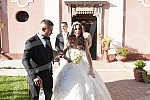 Bojana Rodic and Mirko Sijan, accompanied by relatives and friends, arrived for the wedding in the Church in Surcin, where Mirko was baptized as a baby.