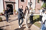 Bojana Rodic and Mirko Sijan, accompanied by relatives and friends, arrived for the wedding in the Church in Surcin, where Mirko was baptized as a baby.